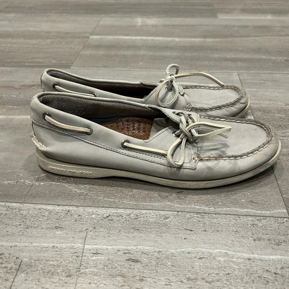 Sperry Grey Top ‎ Sider Shoes - Picture 2 of 4